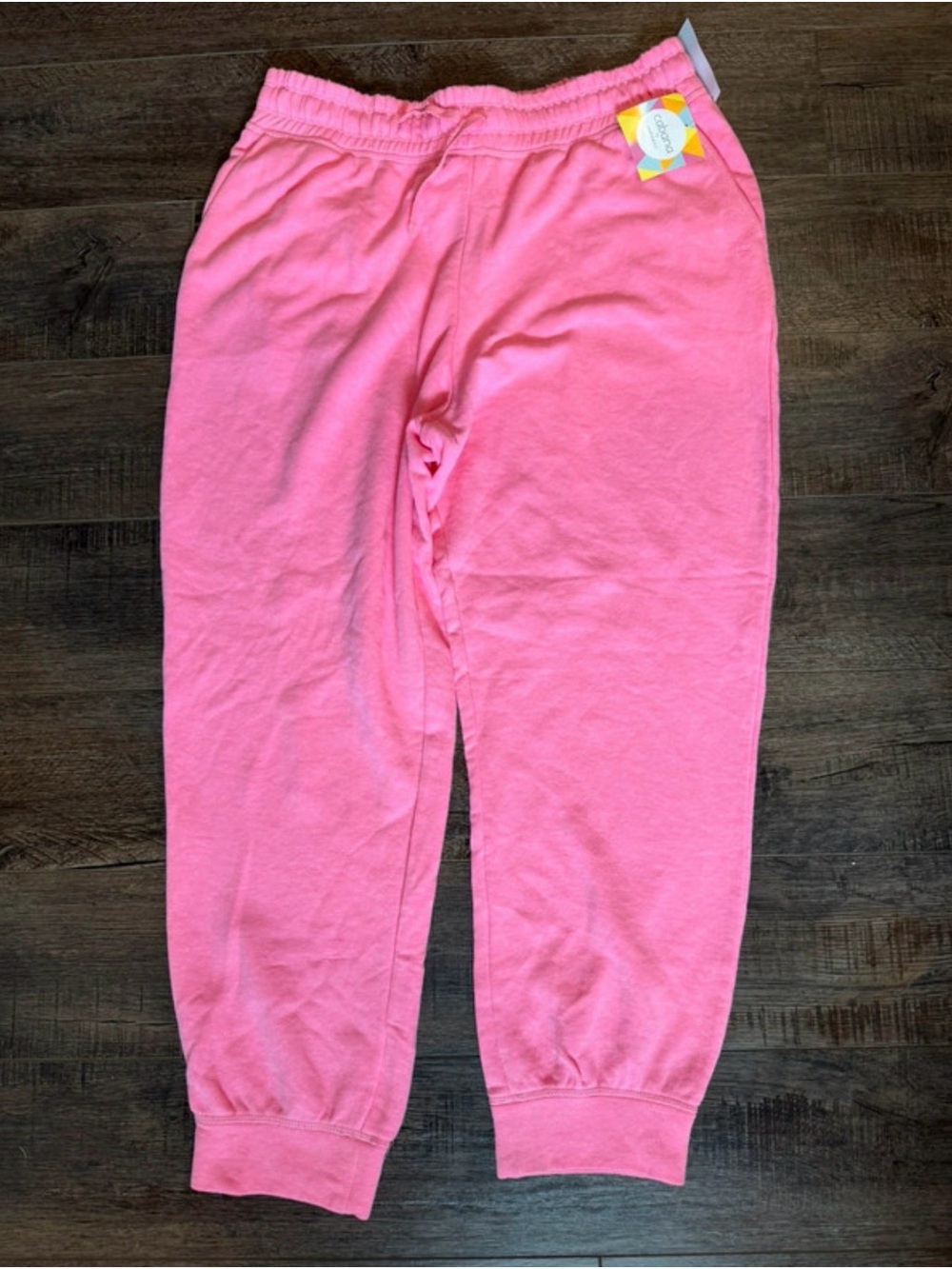 crown & ivy Pink Elastic-Waist Jogger Pants